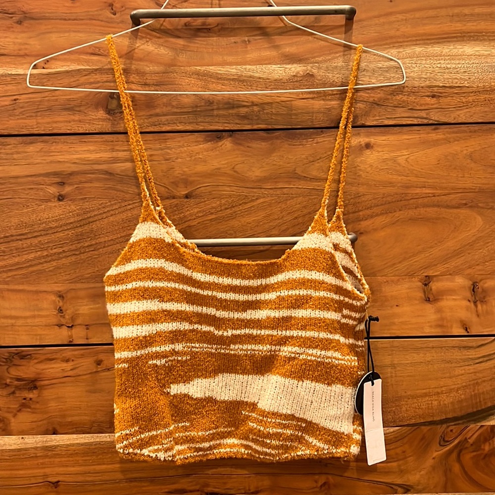 Amuse Society Lyra knit tank sweater